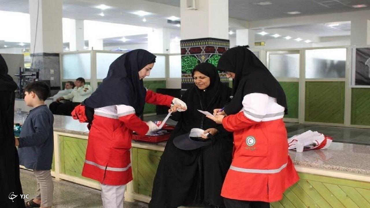 هفت هزار و ۵۰ زائر اربعینی از خدمات هلال احمر آذربایجان‌غربی برخوردار شدند