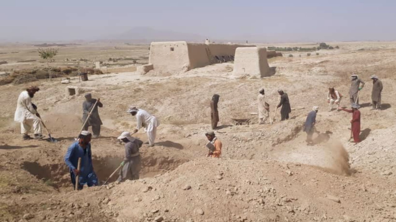 آغاز ساخت آب گردان ها در غزنی