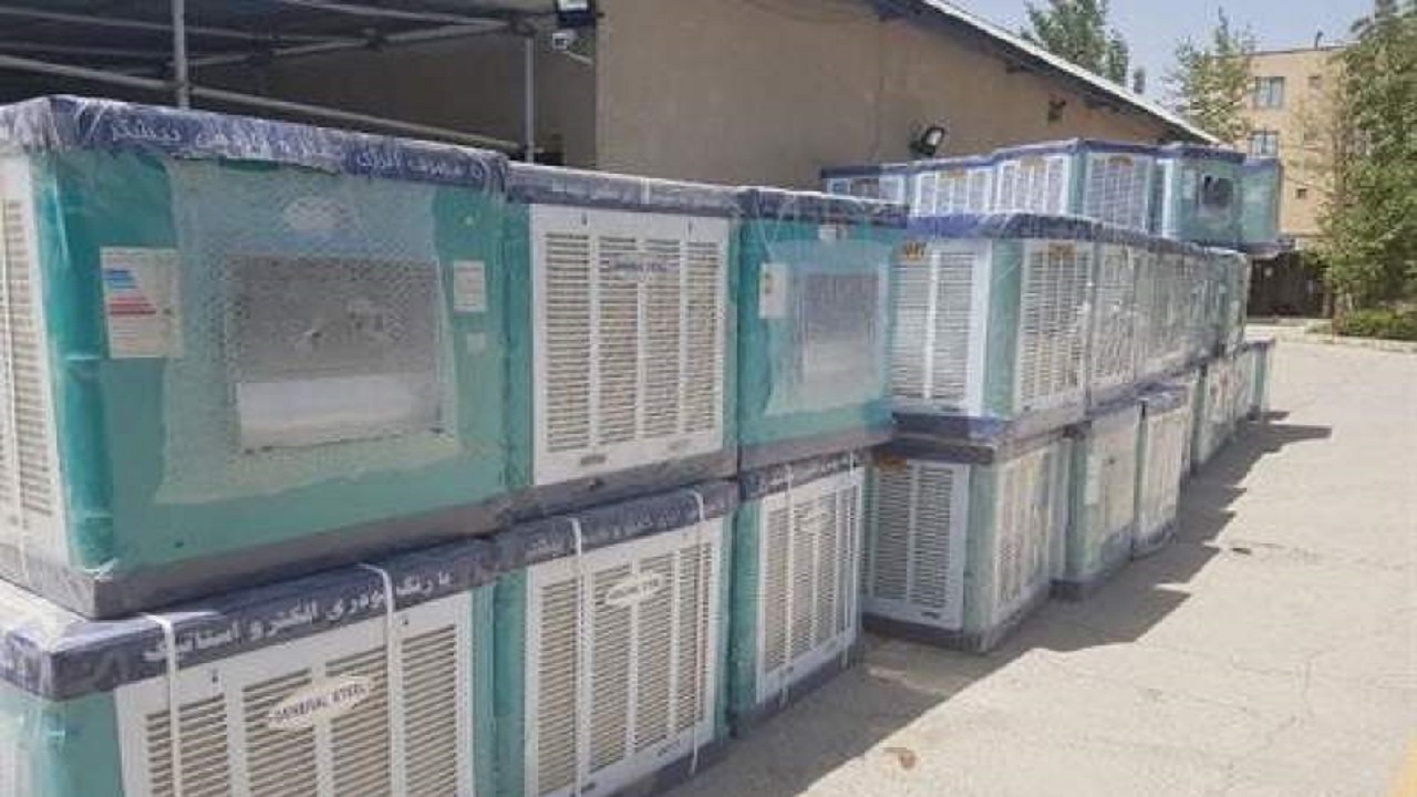 اهدای ۱۵ دستگاه کولر آبی به مددجویان کمیته امداد