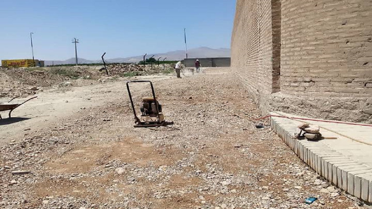 آغاز ساخت معابر دسترسی به کاروانسرای لاسجرد