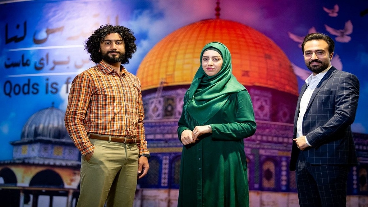 واکنش مجری برنامه «به افق فلسطین» به اخبار پیرامون این برنامه + فیلم