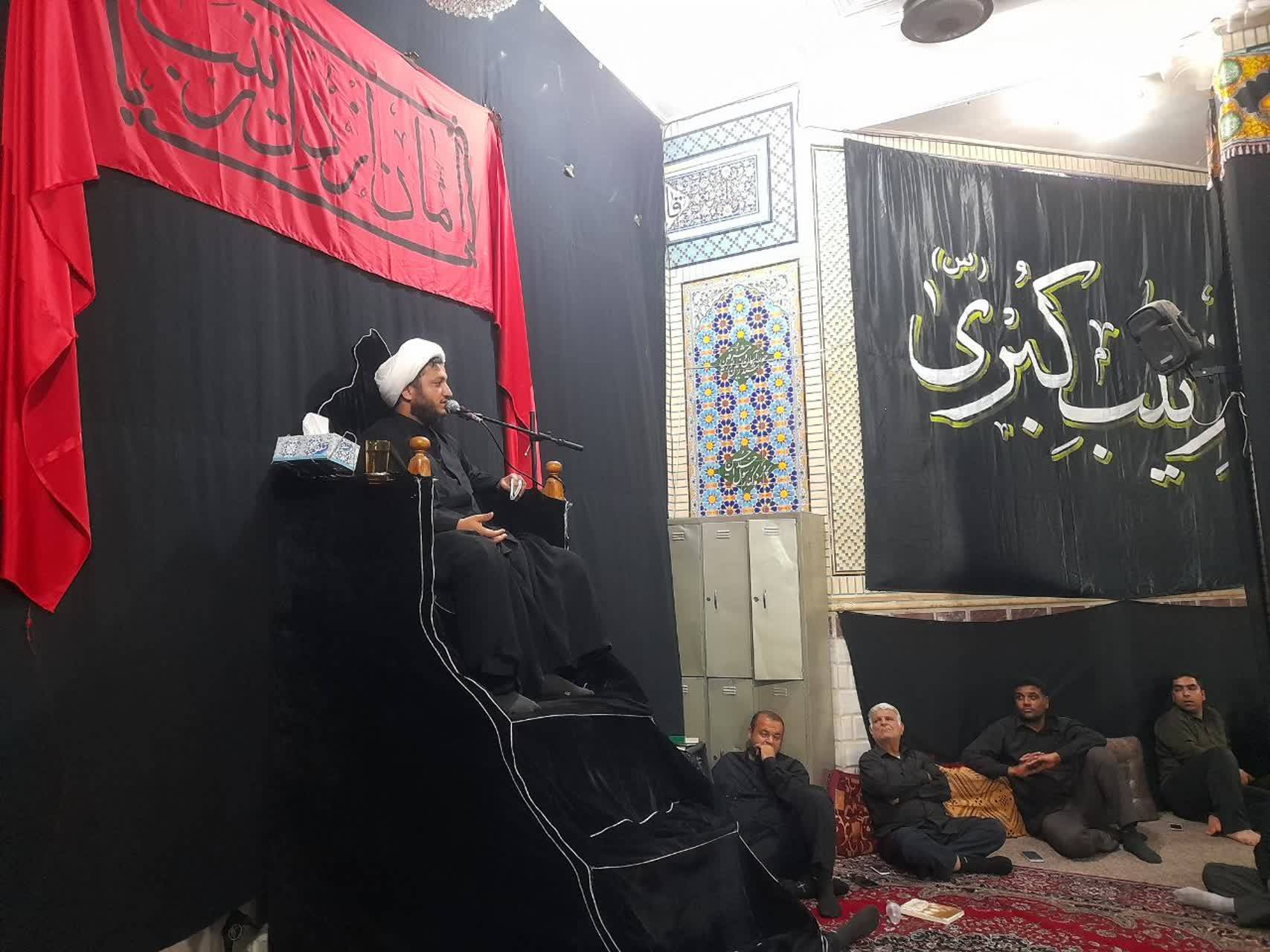 مراسم سخنرانی و عزاداری در شهر کاکی