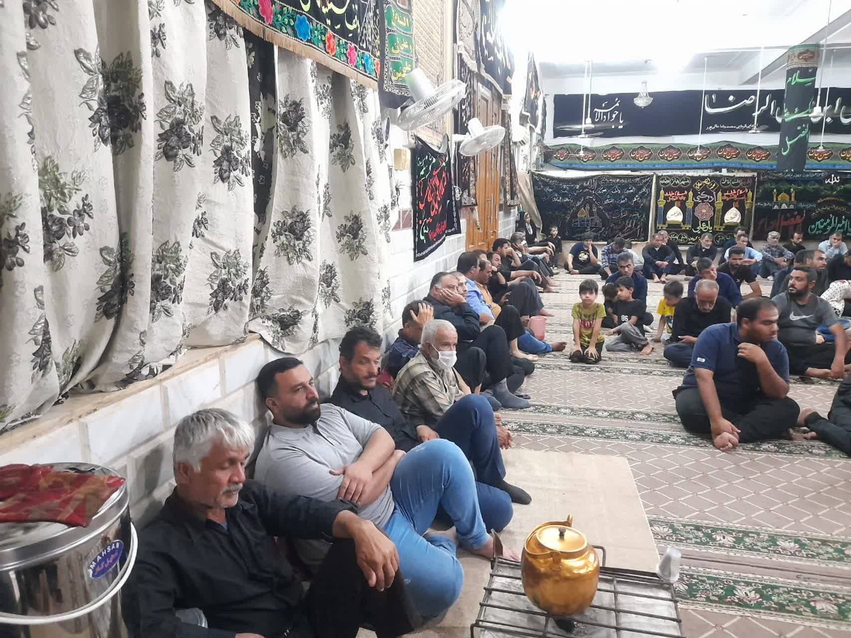 مراسم عزاداری ماه صفر در حسینیه شهر کاکی