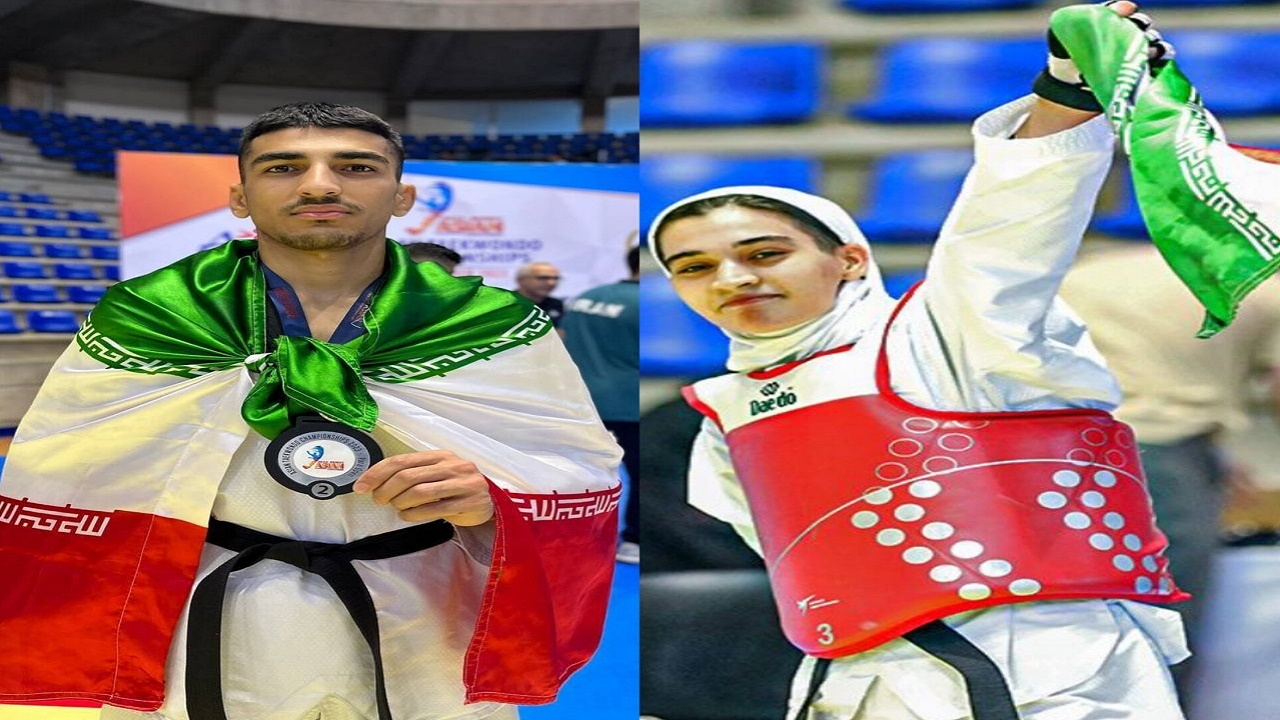 ۲ مدال برای مازندران در پاراتکواندو قهرمانی آسیا