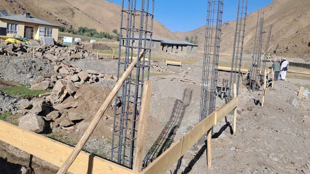 ساخت مرکز صحی در بدخشان
