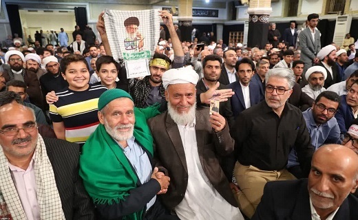لحظاتی ناب از دیدار روز گذشته مردم خراسان جنوبی و سیستان و بلوچستان با رهبر انقلاب