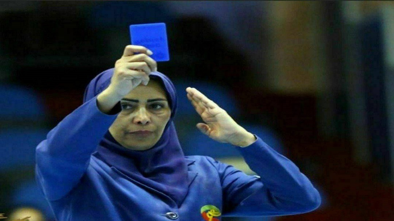 حضور داور چهارمحالی در مسابقات تکواندو استعداد‌های برتر دختران کشور
