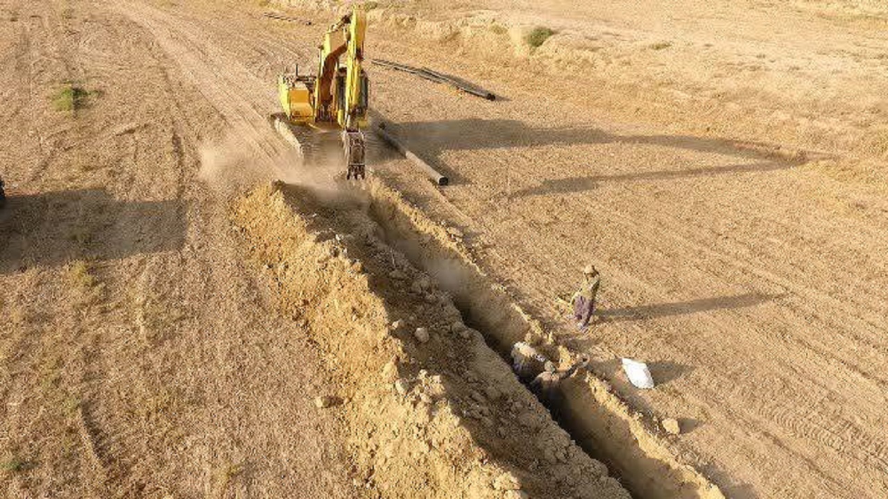 اجرای بیش از ۱۰۰ کیلومتر عملیات خط انتقال آب شرب در آق قلا