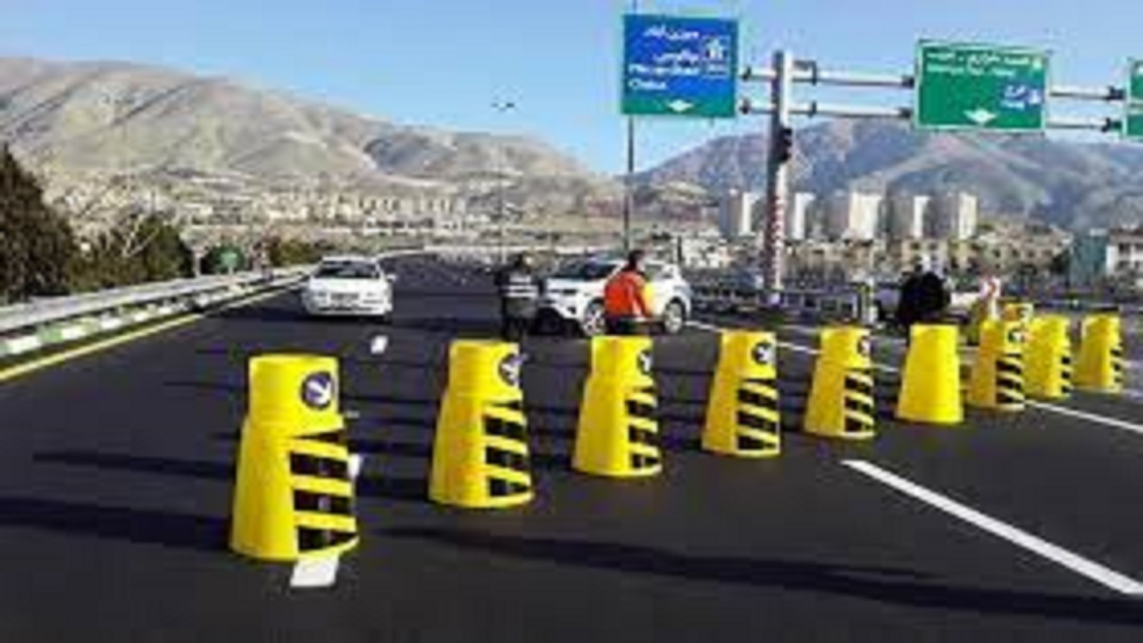 آزادراه تهران - شمال به سمت چالوس یک طرفه شد