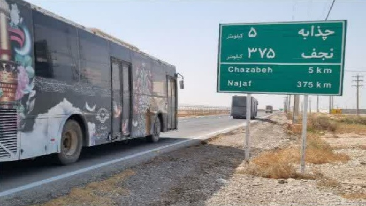 خدمات رسانی سازمان اتوبوسرانی اهواز در مرز چذابه همچنان ادامه دارد