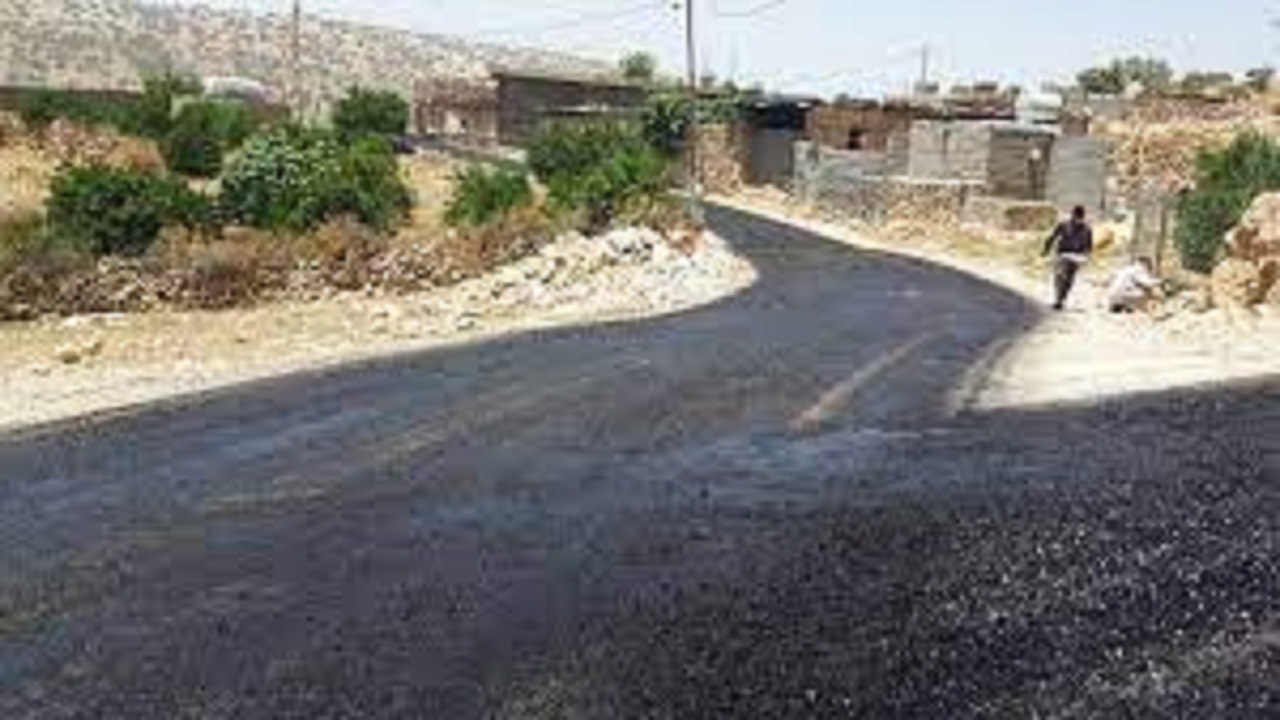 آسفالت ۱۲ هزار متر مربع از معابر روستای آخولا
