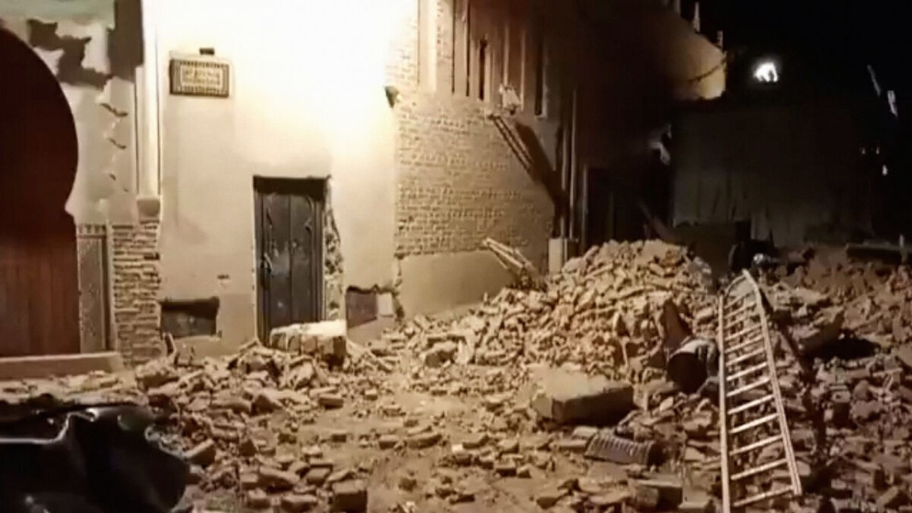 مشاهده نورهای ناشناخته در آسمان مراکش قبل از زلزله