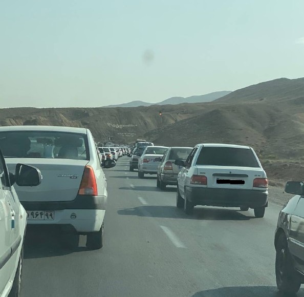 ترافیک جاده تهران به مشهد