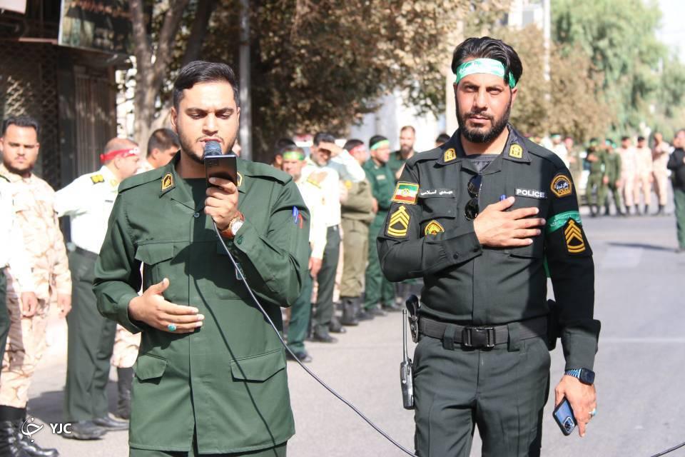 مراسم عزاداری نیرو&zwnj;های مسلح در رفسنجان