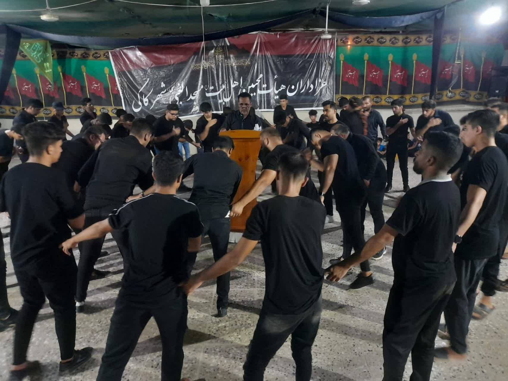 دسته سینه زنی در شهر کاکی