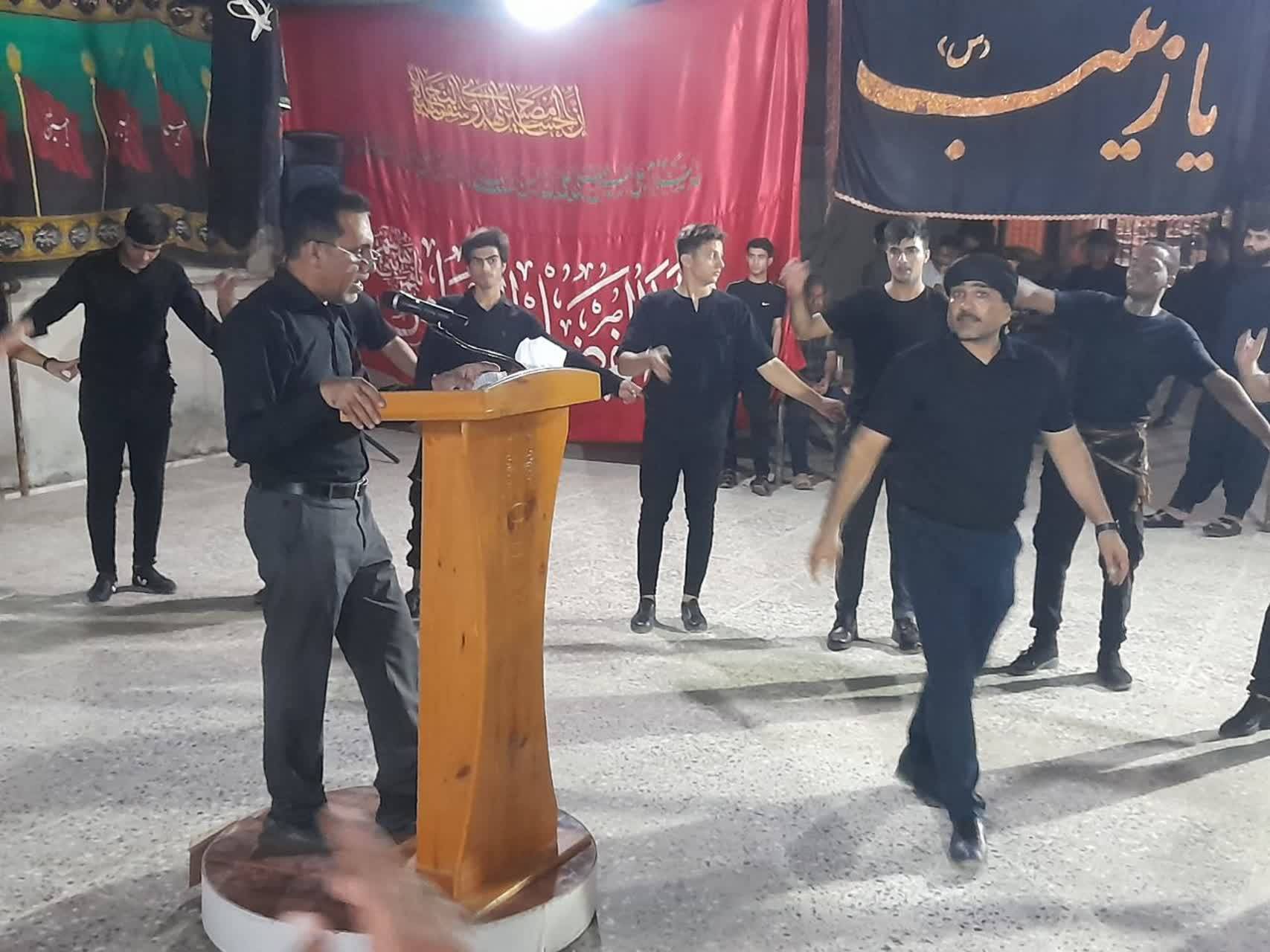 مراسم سینه زنی ماه صفر در شهر کاکی