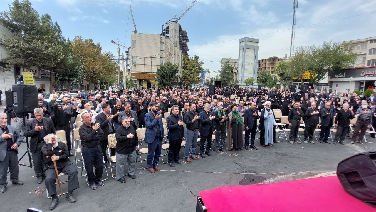 برگزاری مراسم عزاداری در سوگ خورشید