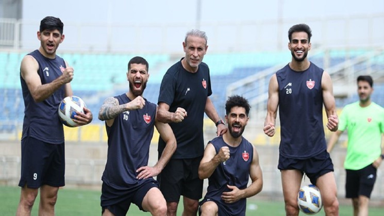 تمرین پرسپولیس برای آمادگی مقابل یاران رونالدو در غیبت بیرانوند