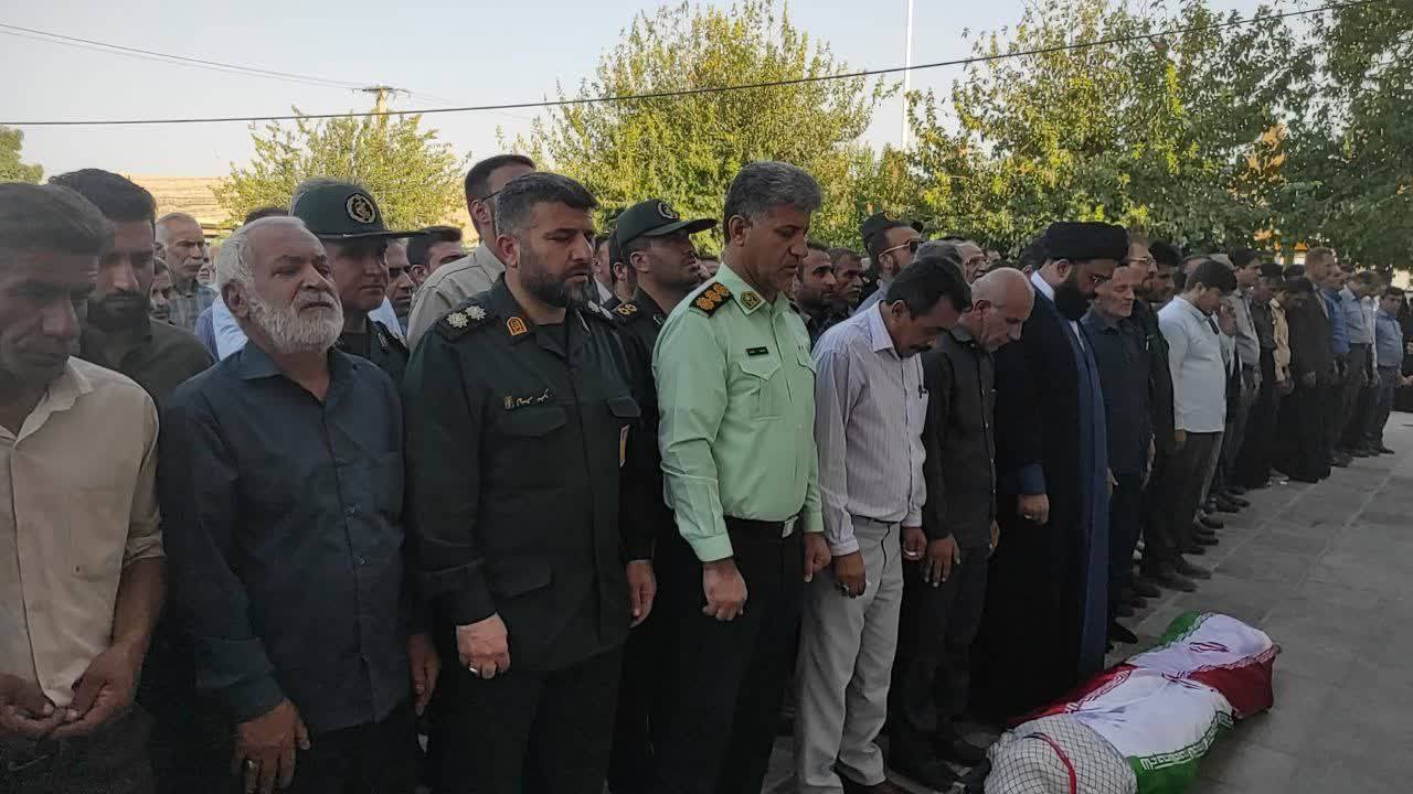 وداع مردم ایذه با سردار شهیدسردار سرتیپ پاسدار رمضان مومن زاده