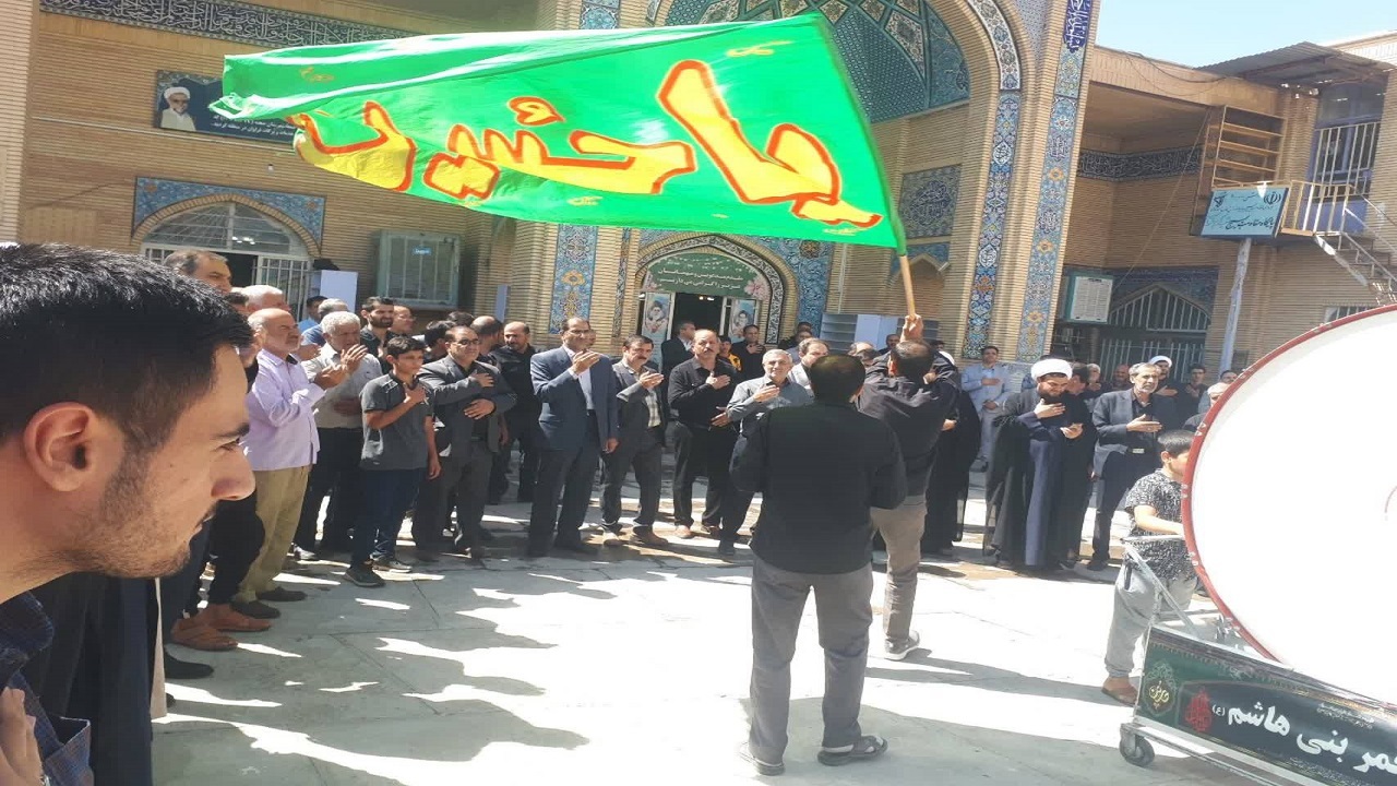برگزاری مراسم عزاداری رحلت پیامبر (ص) و شهادت امام حسن (ع) در شهرستان صحنه