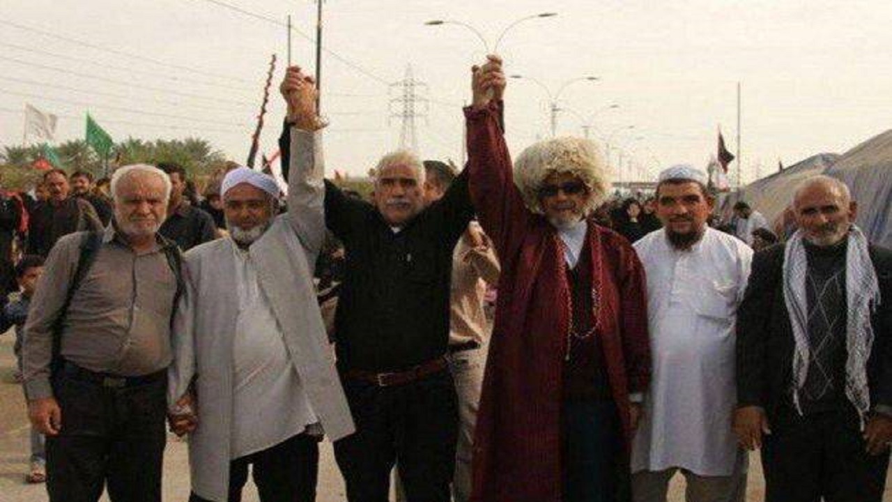 جلوه های وحدت و همدلی در اربعین حسینی با حضور کاروان اهل سنت گلستان