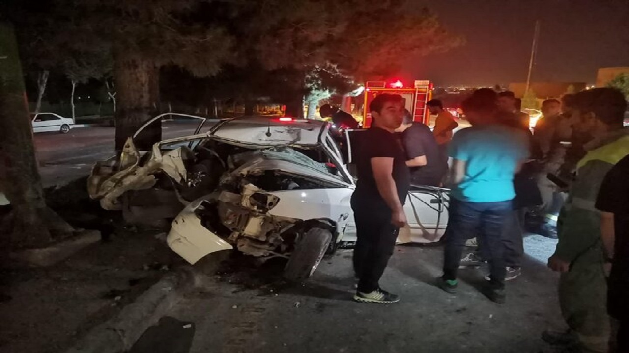 واژگونی خودروی پراید در کلاله و مصدومیت ۶ نفر