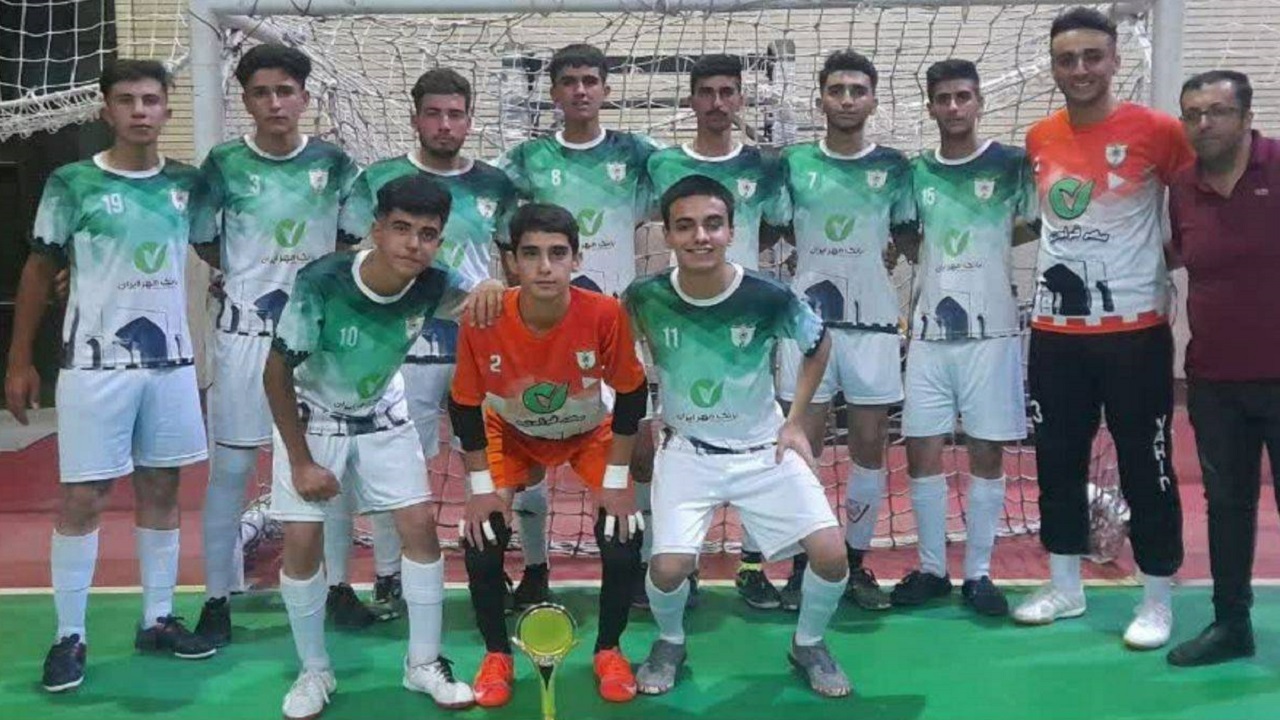 قهرمانی مهر فرادنبه در مسابقات فوتسال چهارمحال و بختیاری