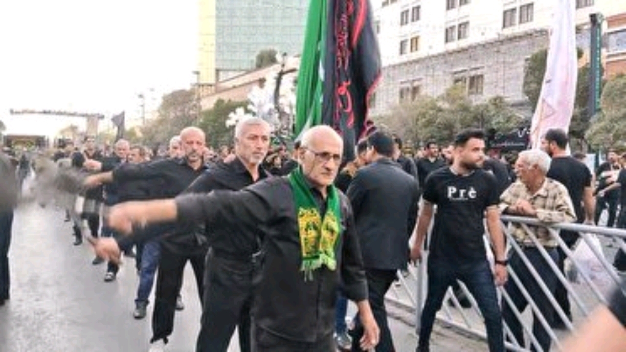 اجتماع بزرگ هیئات عزاداری گلستان در حرم مطهر رضوی