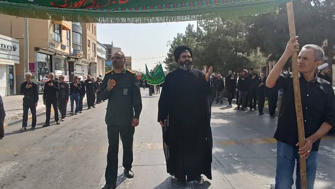دسته سینه زنی در شهر جدید بهارستان