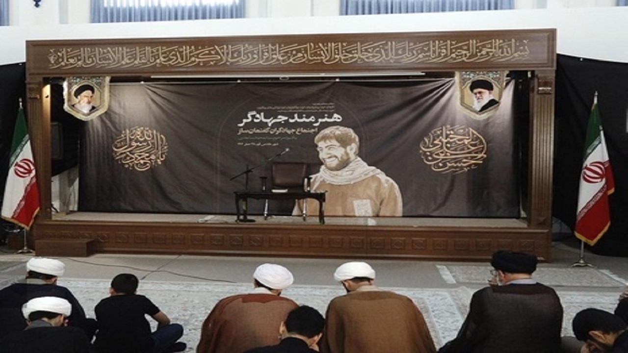 تجلیل از هنرمند جهادگر زنده یاد سیدمحمد ساجدی در قم