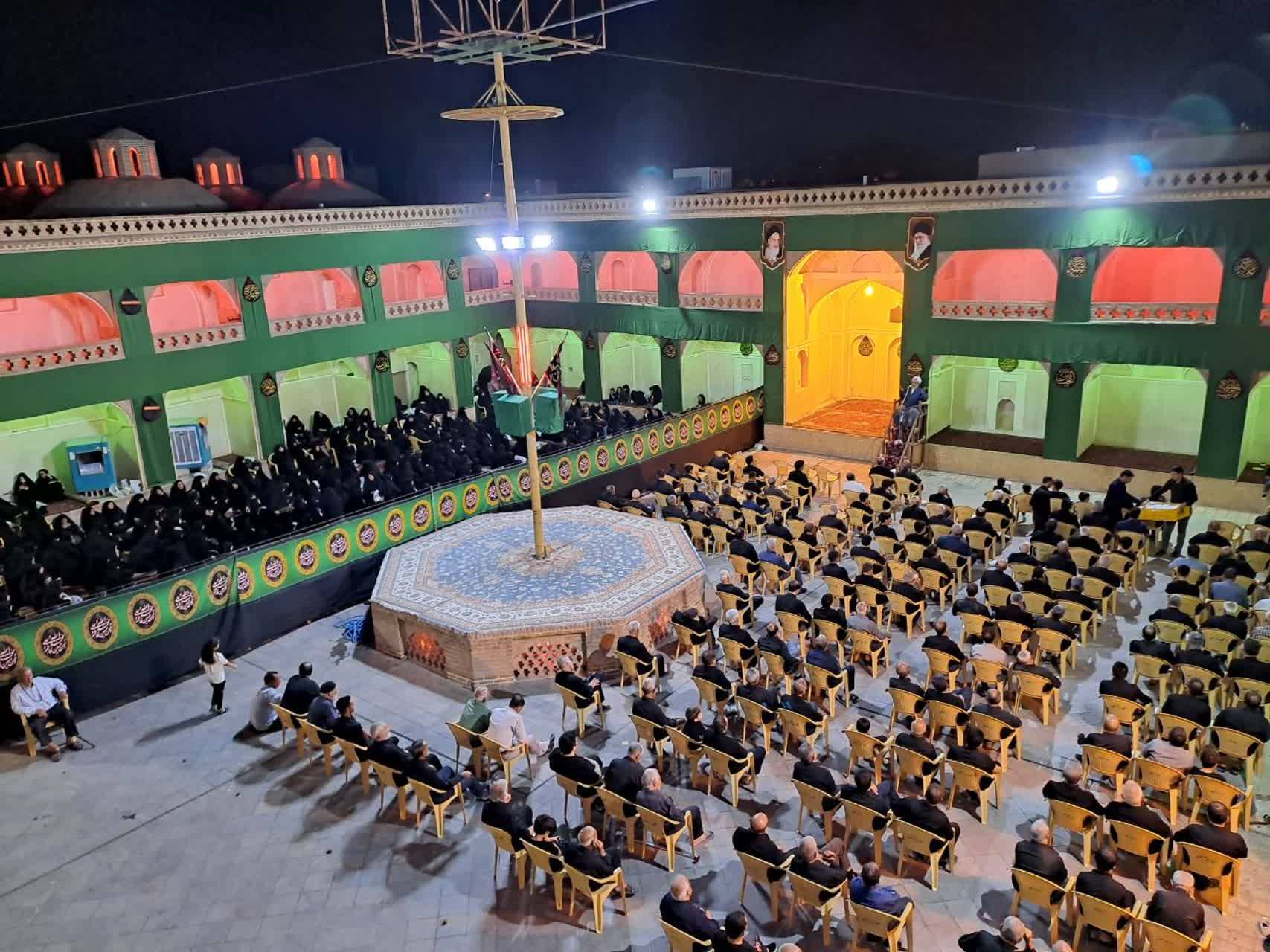 مراسم سوگواری ماه صفر در شهر زواره