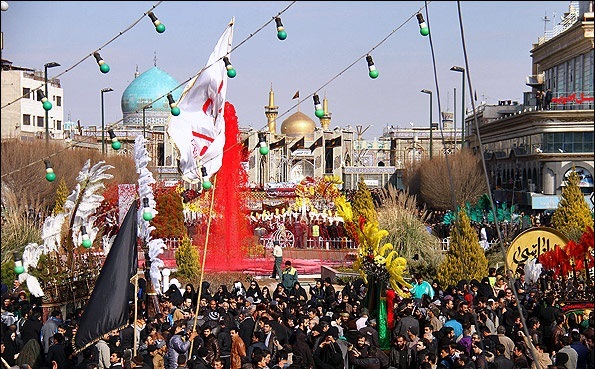 دسته های عزداری در مشهد