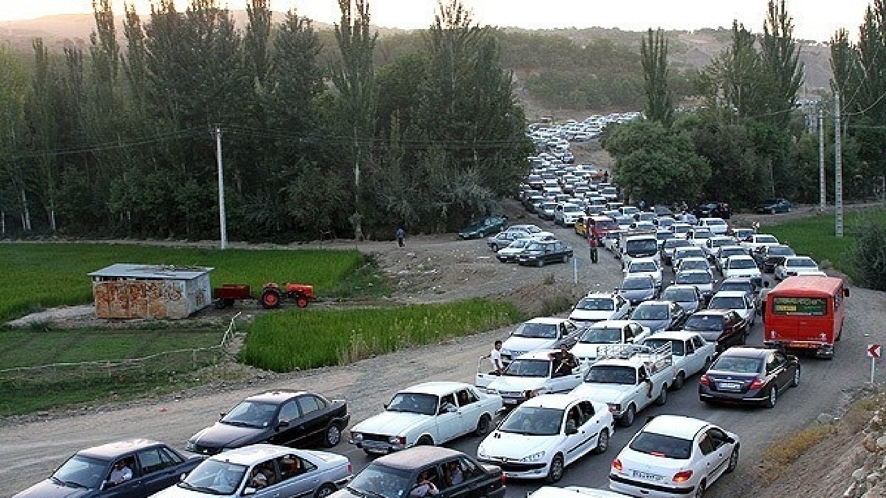 ترافیک سنگین در محور‌های ارتباطی سامان