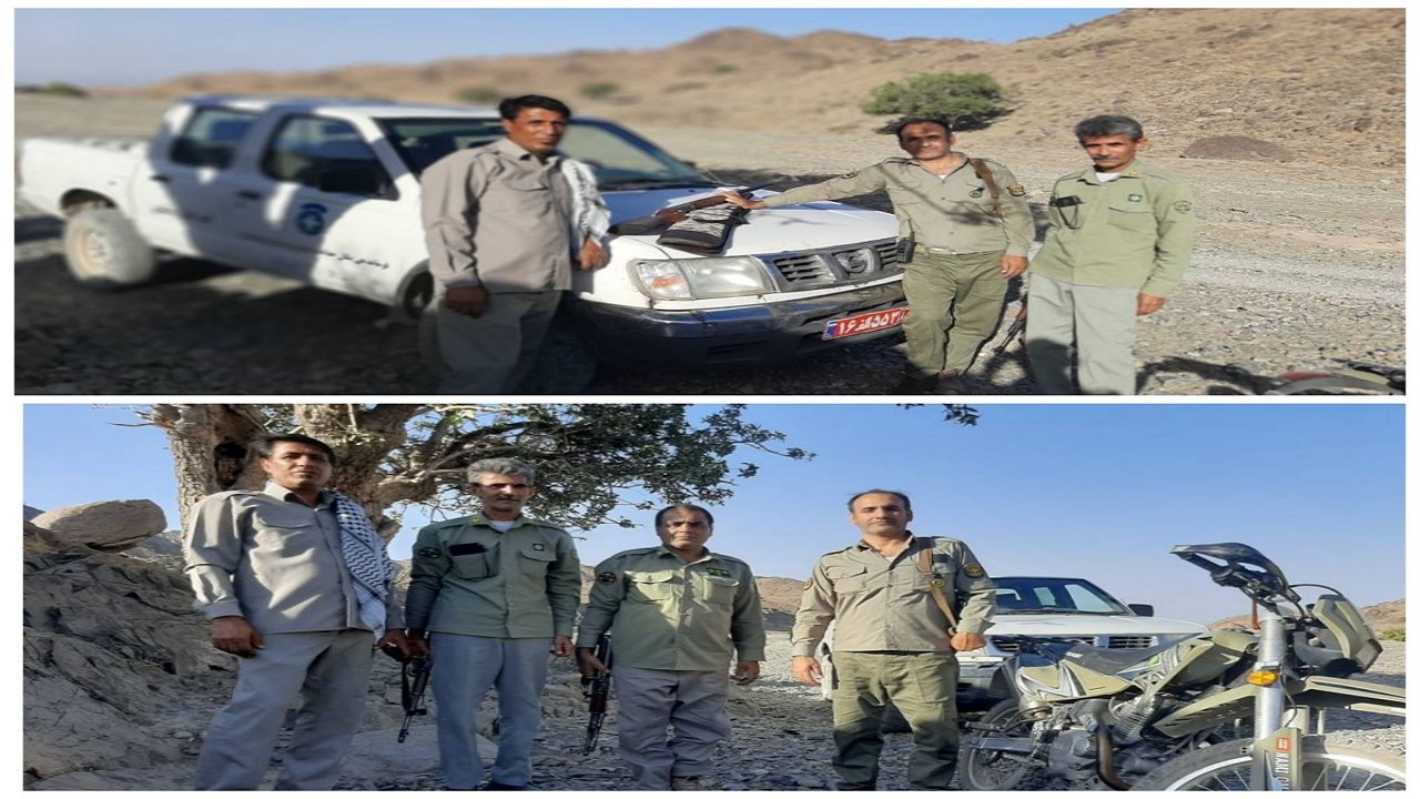 دستگیری متخلف شکار وصید غیر مجاز در  بلبل آب نصرت آباد