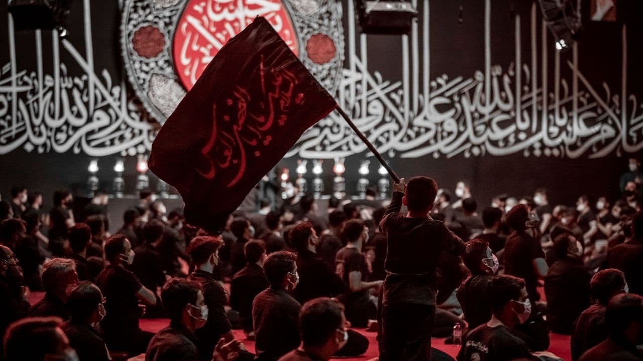 گوشه‌هایی از مراسم عزاداری ایام پایانی ماه صفر در بخش ریز + تصاویر