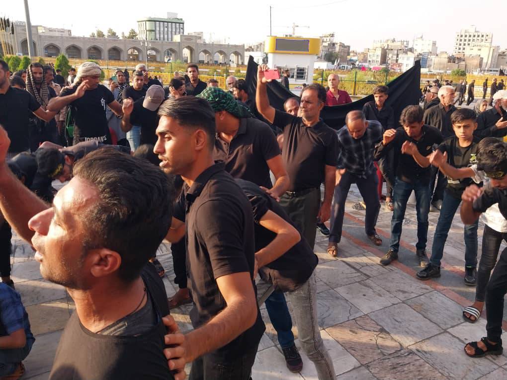 مراسم سینه زنی شهادت امام رضا
