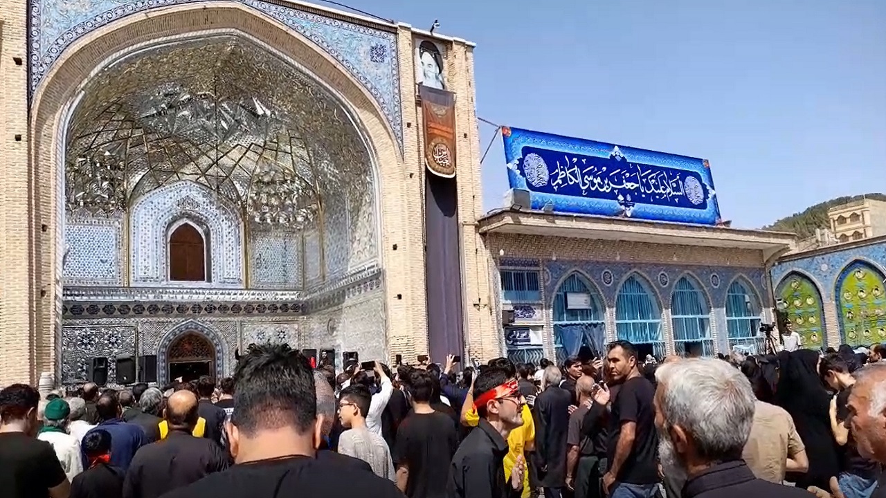 راهپیمایی و عزاداری عاشقان امام رضا (ع) در شهرستان پیشوا + فیلم
