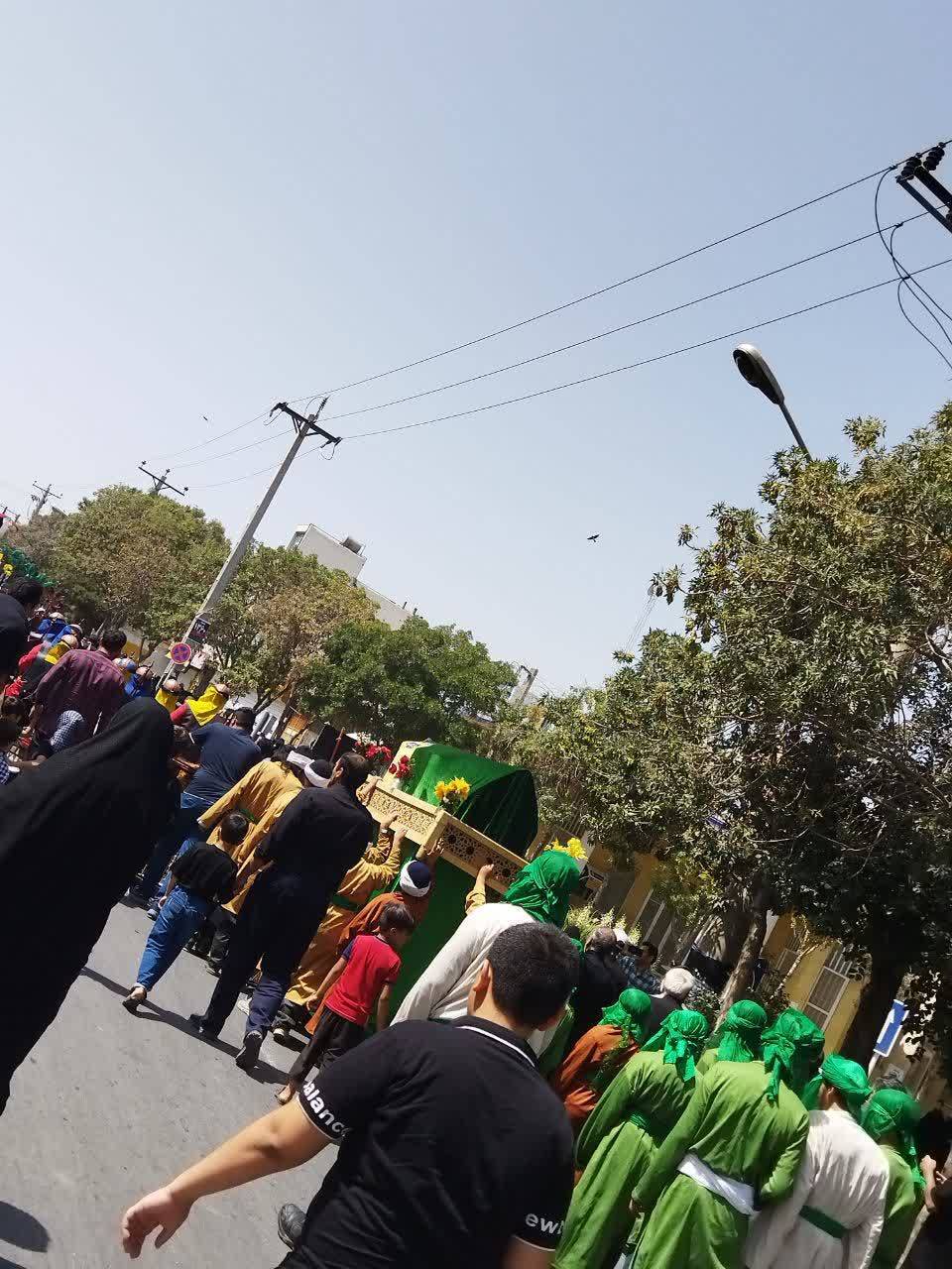 تشییع نمادین امام رضا