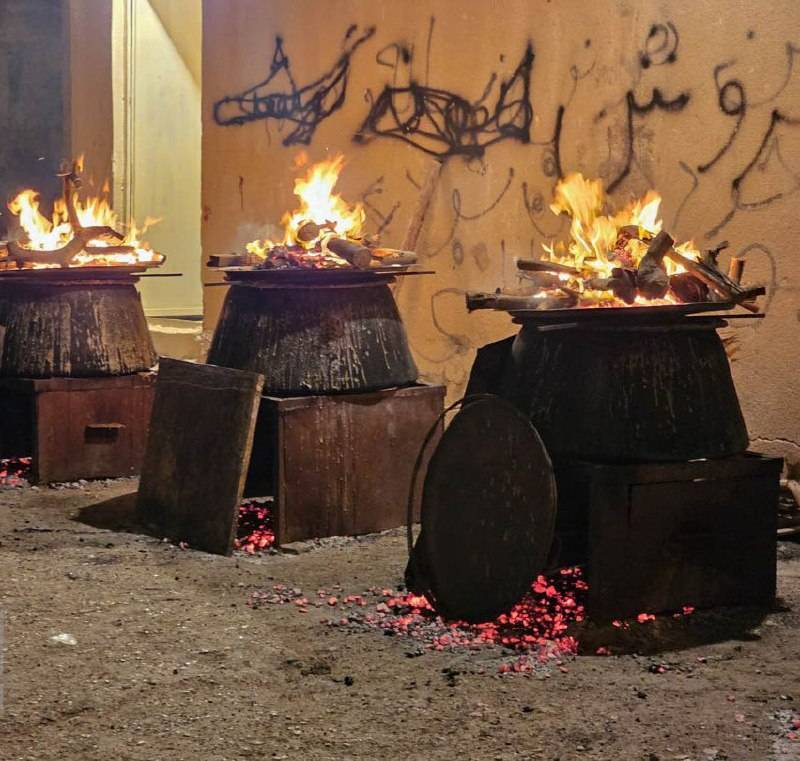 دیگ های حلیم نذری