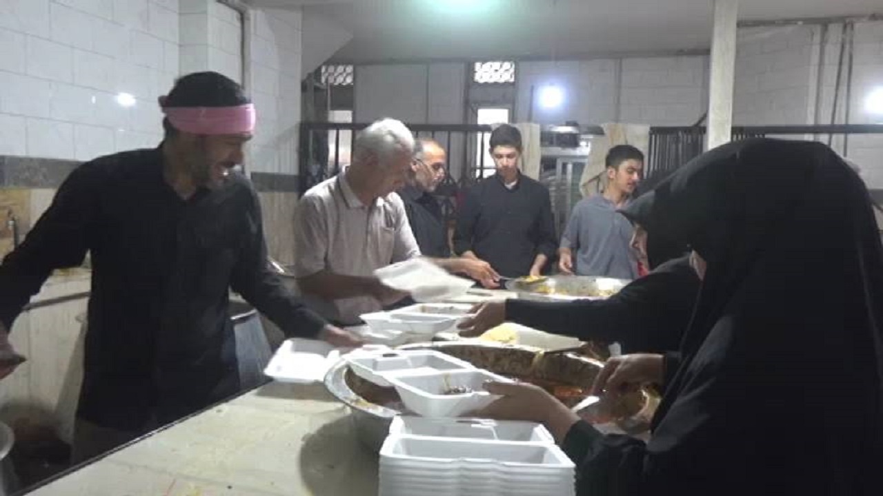 برپایی موکب شهدای غیاث آباد در گرمسار