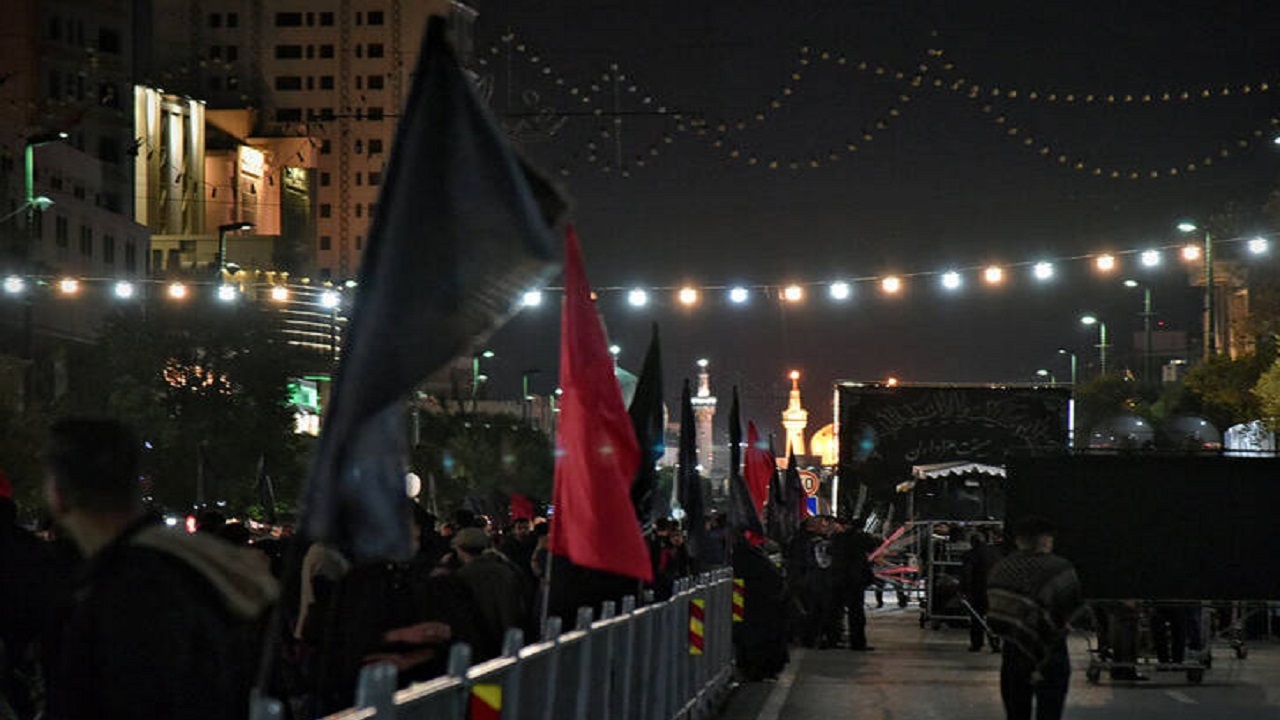 عزاداری هرمزگانی‌ها در مشهد مقدس همزمان با آخرین روز از ماه صفر + فیلم