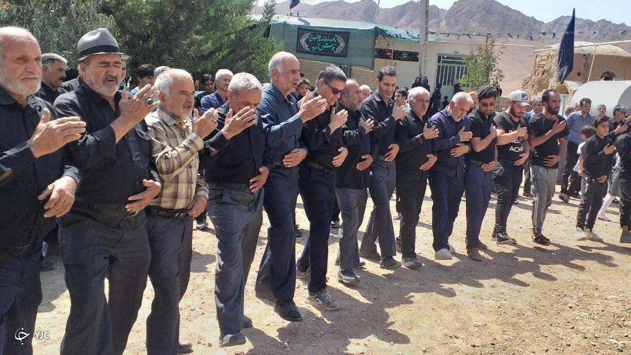 عزاداری شهادت امام رئوف با قدمت ۳۰۰ ساله در روستای خرم آباد کوهبنان