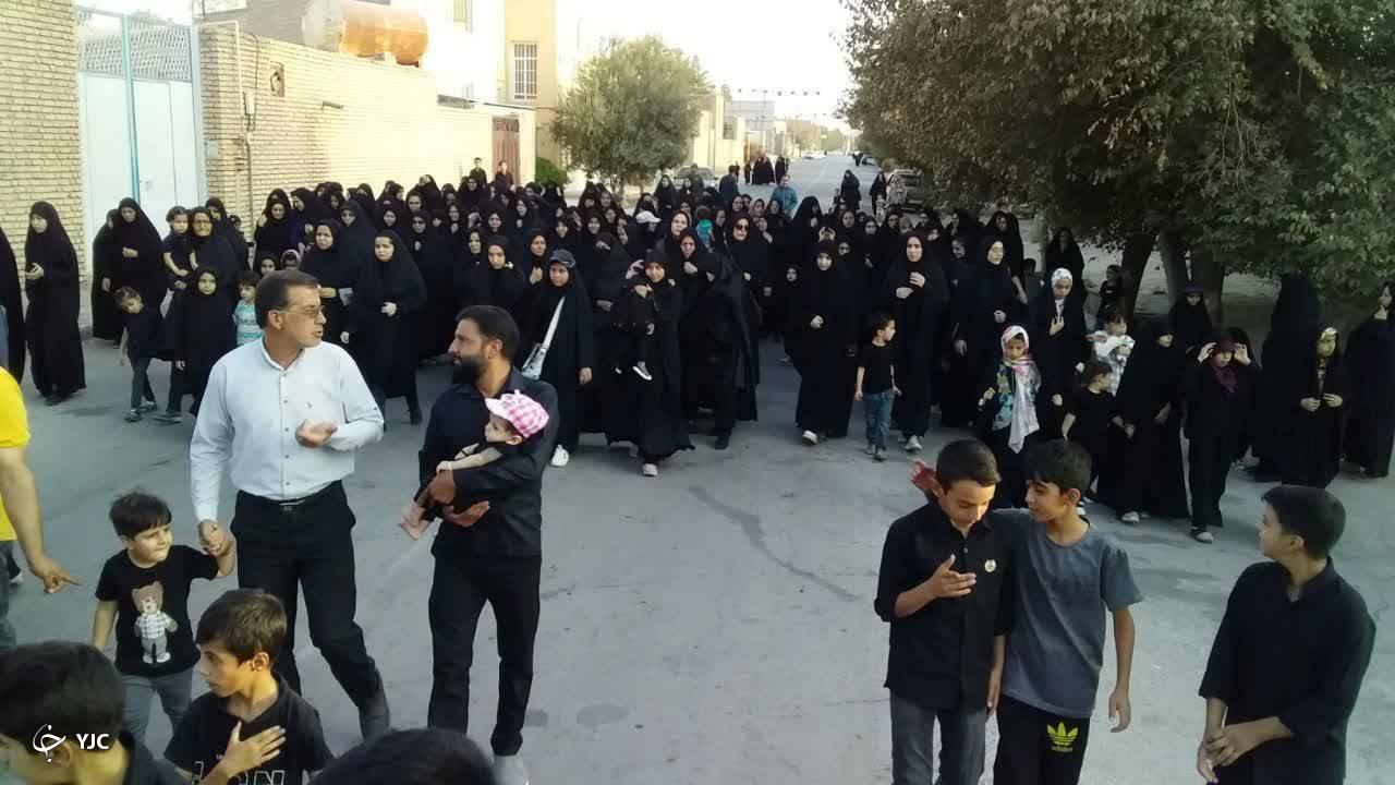 مردم امین شهرِ انار در سوگ امام رئوف + تصاویر