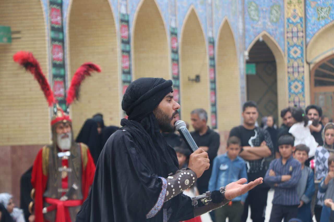 برگزاری آیین تعزیه خوانی در جوپار کرمان