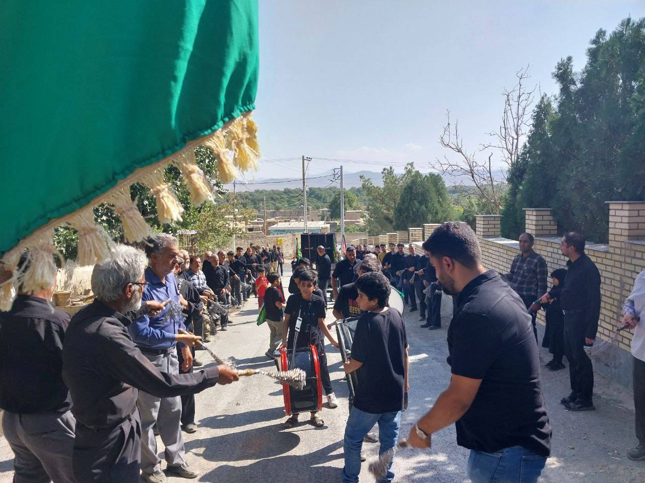 مراسم عزاداری&zwnj;های پایان ماه صفر در روستای وانشان