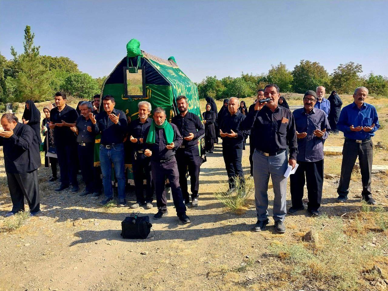 مراسم عزاداری&zwnj;های پایان ماه صفر در روستای وانشان