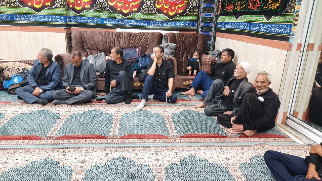 حضور مردم در مراسم سوگواری