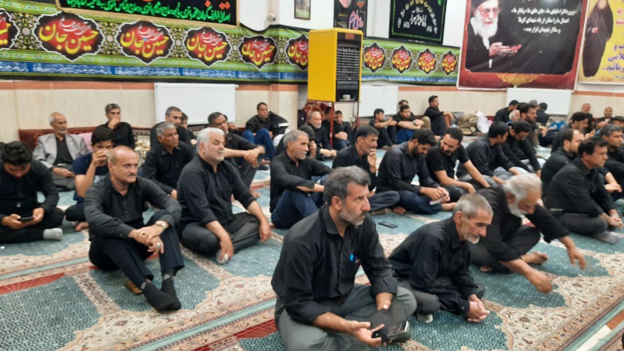 مراسم سوگواری در مسجد