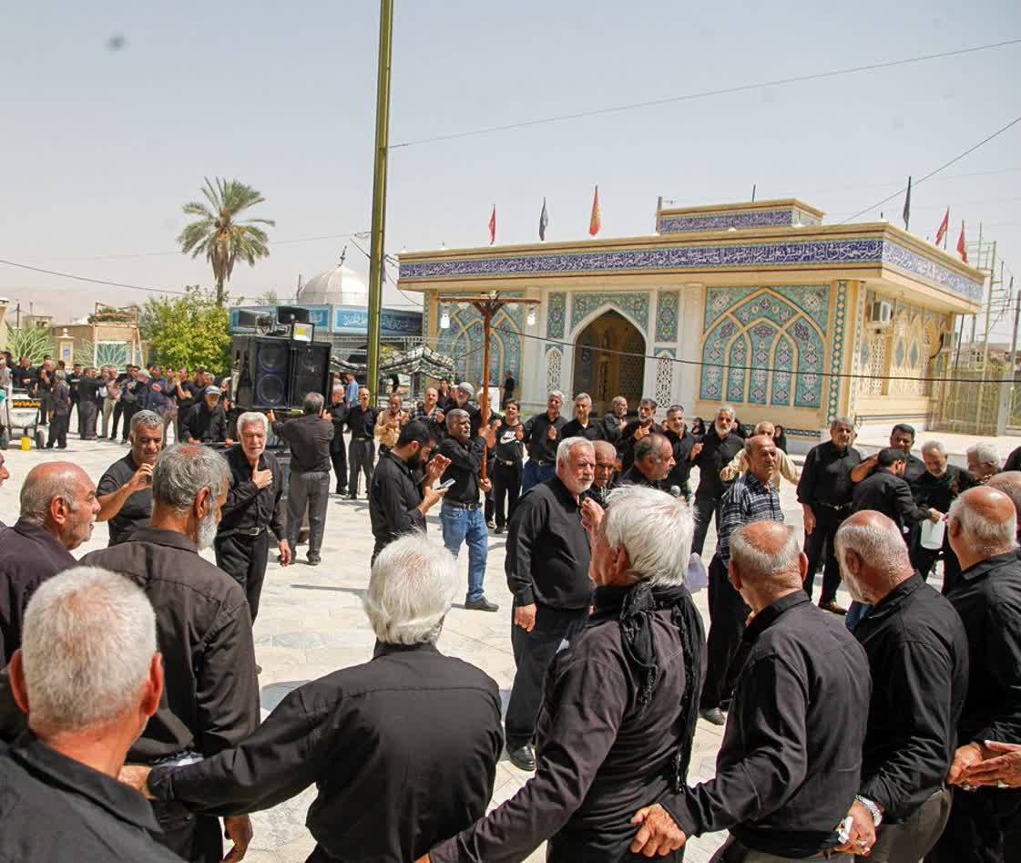 برگزاری مراسم سینه زنی در لارستان