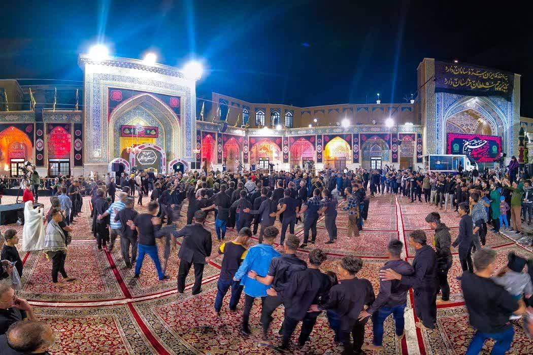 مراسم سوگواری دهه پایانی ماه صفر در حرم امام رضا(ع)